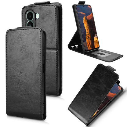 Magnetic Vertical Flip Leather Phone Case with Buckle, For itel A200 4G / A200+ 4G, For itel City 200 4G, For itel A100 4G, For itel Zeno 10, For itel A95 5G, For itel A90, For itel City 100, For itel Power 70