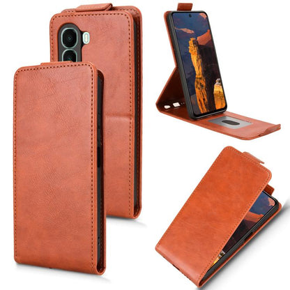 Magnetic Vertical Flip Leather Phone Case with Buckle, For itel A200 4G / A200+ 4G, For itel City 200 4G, For itel A100 4G, For itel Zeno 10, For itel A95 5G, For itel A90, For itel City 100, For itel Power 70