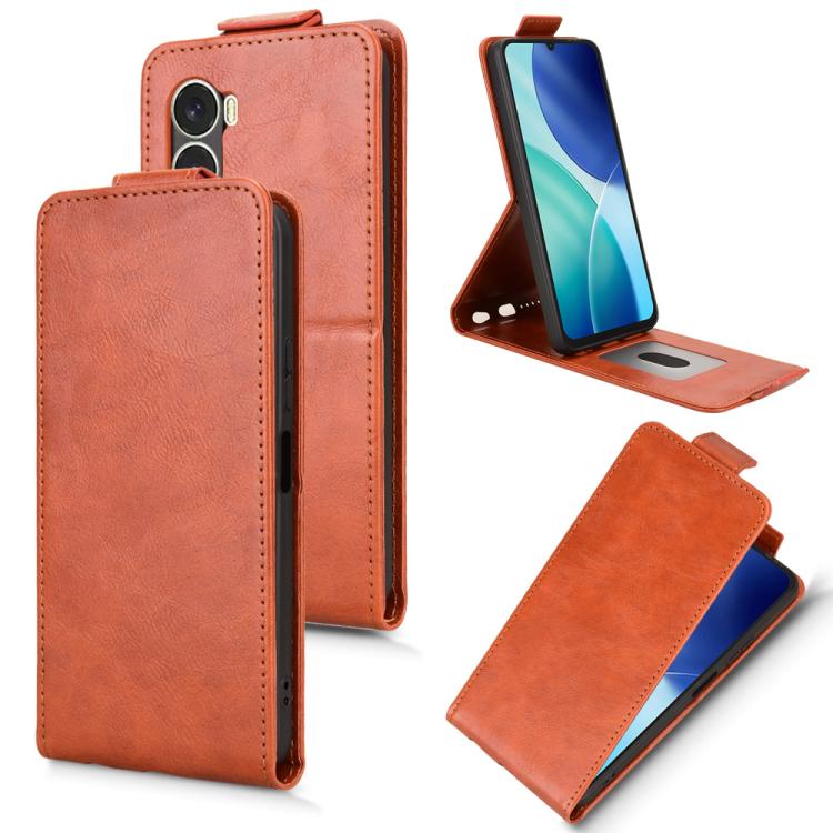 Magnetic Vertical Flip Leather Phone Case with Buckle, For itel A200 4G / A200+ 4G, For itel City 200 4G, For itel A100 4G, For itel Zeno 10, For itel A95 5G, For itel A90, For itel City 100, For itel Power 70