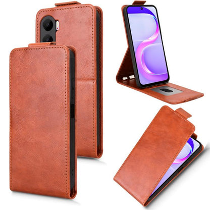 Magnetic Vertical Flip Leather Phone Case with Buckle, For itel A200 4G / A200+ 4G, For itel City 200 4G, For itel A100 4G, For itel Zeno 10, For itel A95 5G, For itel A90, For itel City 100, For itel Power 70