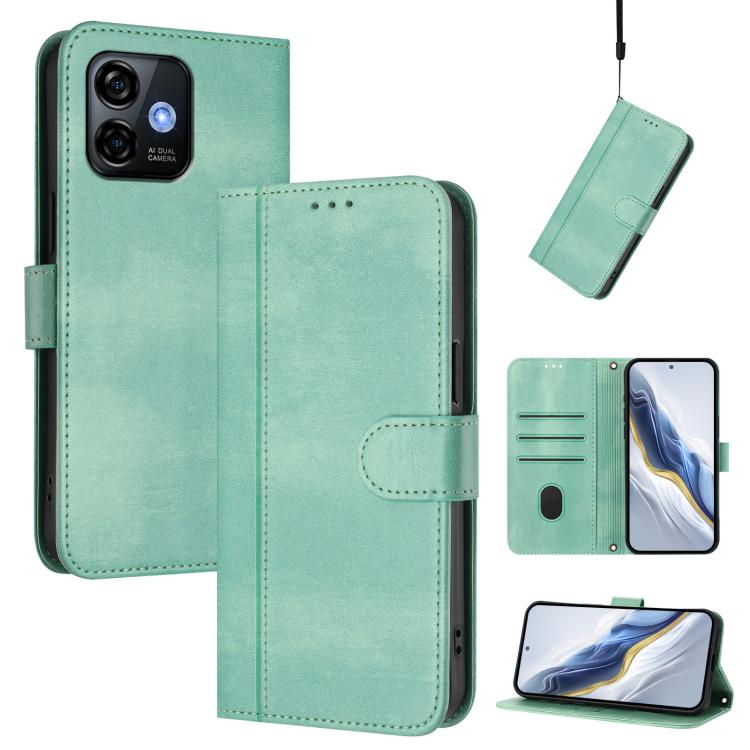 Line Splicing Buckle Retro Leather Phone Case, For Ulefone Note 21, For Ulefone Note 17 Pro, For Ulefone Note 18 Ultra / 18 Pro, For Ulefone Note 20 Pro, For Ulefone Note 19, For Ulefone Note 16 Pro, For Ulefone Note 14