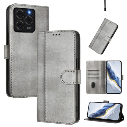 Line Splicing Buckle Retro Leather Phone Case, For Ulefone Note 21, For Ulefone Note 17 Pro, For Ulefone Note 18 Ultra / 18 Pro, For Ulefone Note 20 Pro, For Ulefone Note 19, For Ulefone Note 16 Pro, For Ulefone Note 14