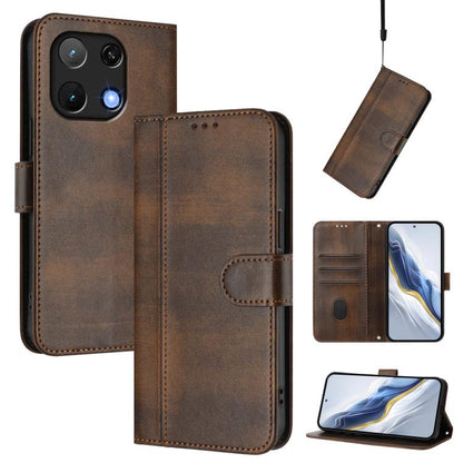 Line Splicing Buckle Retro Leather Phone Case, For UMIDIGI G100X, For UMIDIGI G100 Pro, For UMIDIGI G100, For UMIDIGI Note 100, For UMIDIGI G9 5G / Note 9 5G, For UMIDIGI Note 90, For UMIDIGI A15 / A15C / A15T, For UMIDIGI Bison X20                    ...