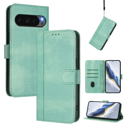 Line Splicing Buckle Retro Leather Phone Case, For Google Pixel 11 Pro XL, For Google Pixel 11 Pro / 11, For Google Pixel 9 Pro XL / Pixel 10 Pro XL, For Google Pixel 10 / 10 Pro / Pixel 9 / 9 Pro, For Google Pixel 9a, For Google Pixel 8a              ...
