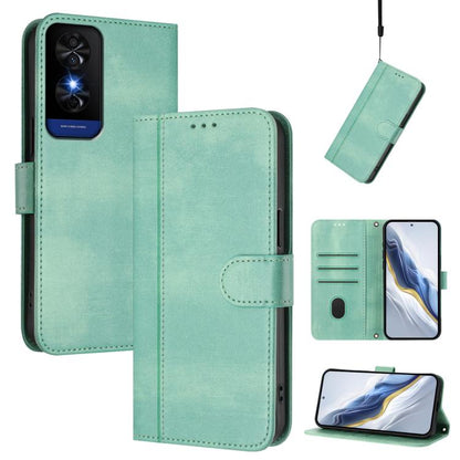 Line Splicing Buckle Retro Leather Phone Case, For TCL K70 Power 4G / K70 4G, For TCL Nxtpaper 70 Pro 5G, For TCL K32 5G / K33 5G, For TCL 60 NxtPaper, For TCL 605 / 60 SE, For TCL 60R 5G, For TCL 503, For TCL 50 5G / 50 XE / 50 XE NxtPaper            ...