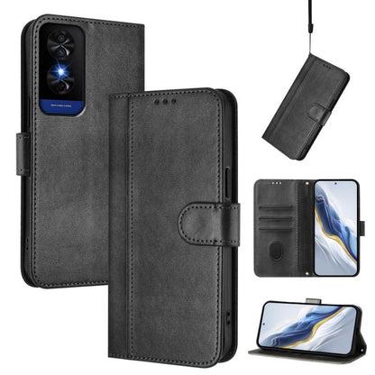 Line Splicing Buckle Retro Leather Phone Case, For TCL K70 Power 4G / K70 4G, For TCL Nxtpaper 70 Pro 5G, For TCL K32 5G / K33 5G, For TCL 60 NxtPaper, For TCL 605 / 60 SE, For TCL 60R 5G, For TCL 503, For TCL 50 5G / 50 XE / 50 XE NxtPaper            ...