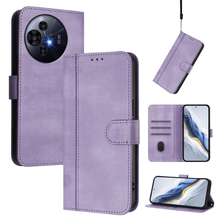 Line Splicing Buckle Retro Leather Phone Case, For TCL K70 Power 4G / K70 4G, For TCL Nxtpaper 70 Pro 5G, For TCL K32 5G / K33 5G, For TCL 60 NxtPaper, For TCL 605 / 60 SE, For TCL 60R 5G, For TCL 503, For TCL 50 5G / 50 XE / 50 XE NxtPaper            ...