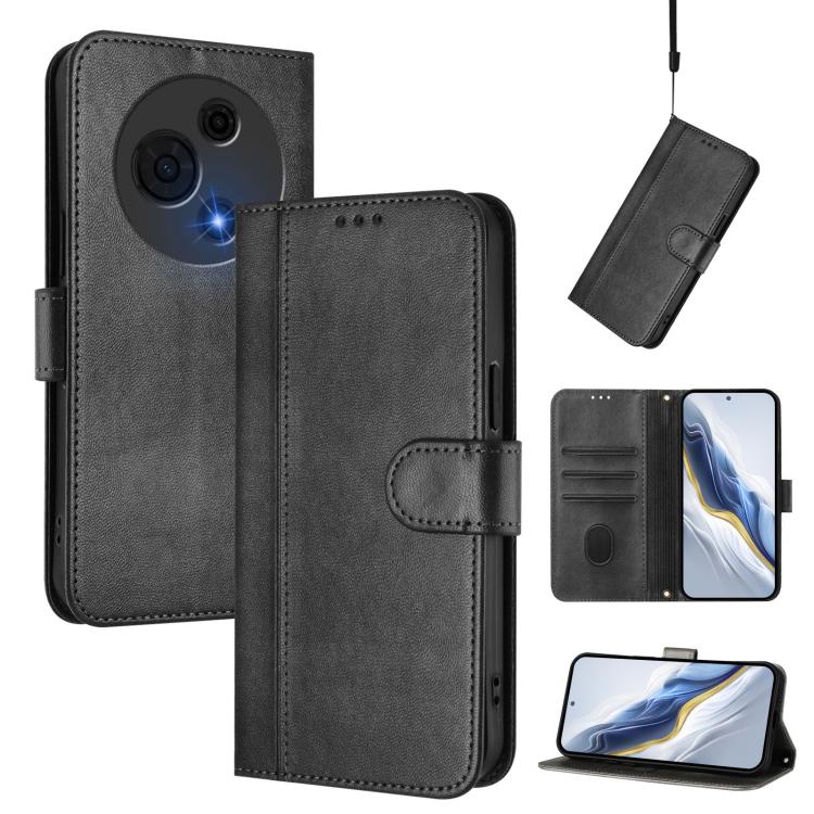 Line Splicing Buckle Retro Leather Phone Case, For TCL K70 Power 4G / K70 4G, For TCL Nxtpaper 70 Pro 5G, For TCL K32 5G / K33 5G, For TCL 60 NxtPaper, For TCL 605 / 60 SE, For TCL 60R 5G, For TCL 503, For TCL 50 5G / 50 XE / 50 XE NxtPaper            ...