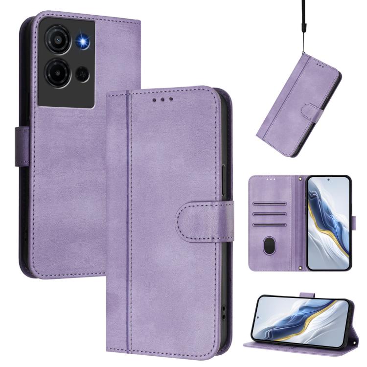 Line Splicing Buckle Retro Leather Phone Case, For TCL K70 Power 4G / K70 4G, For TCL Nxtpaper 70 Pro 5G, For TCL K32 5G / K33 5G, For TCL 60 NxtPaper, For TCL 605 / 60 SE, For TCL 60R 5G, For TCL 503, For TCL 50 5G / 50 XE / 50 XE NxtPaper            ...