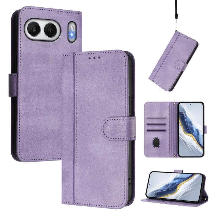 Line Splicing Buckle Retro Leather Phone Case, For OnePlus Turbo 6X Pro 5G, For OnePlus Turbo 6 / Turbo 6V, For OnePlus Ace 5 Ultra, For OnePlus Ace 5 Racing, For OnePlus 13R / OnePlus Ace 5 Pro, For OnePlus 13, For OnePlus Nord 4                      ...