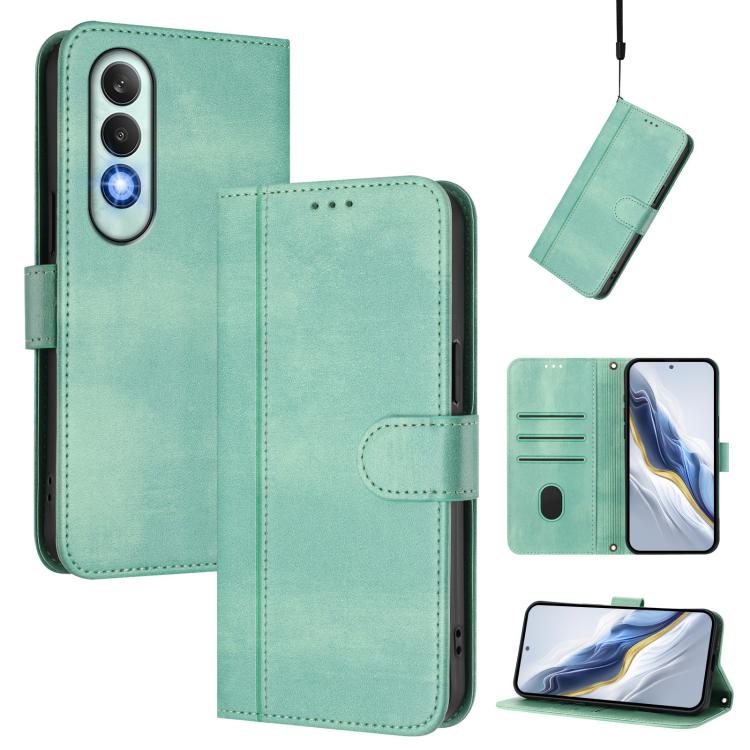 Line Splicing Buckle Retro Leather Phone Case, For OnePlus Turbo 6X Pro 5G, For OnePlus Turbo 6 / Turbo 6V, For OnePlus Ace 5 Ultra, For OnePlus Ace 5 Racing, For OnePlus 13R / OnePlus Ace 5 Pro, For OnePlus 13, For OnePlus Nord 4                      ...