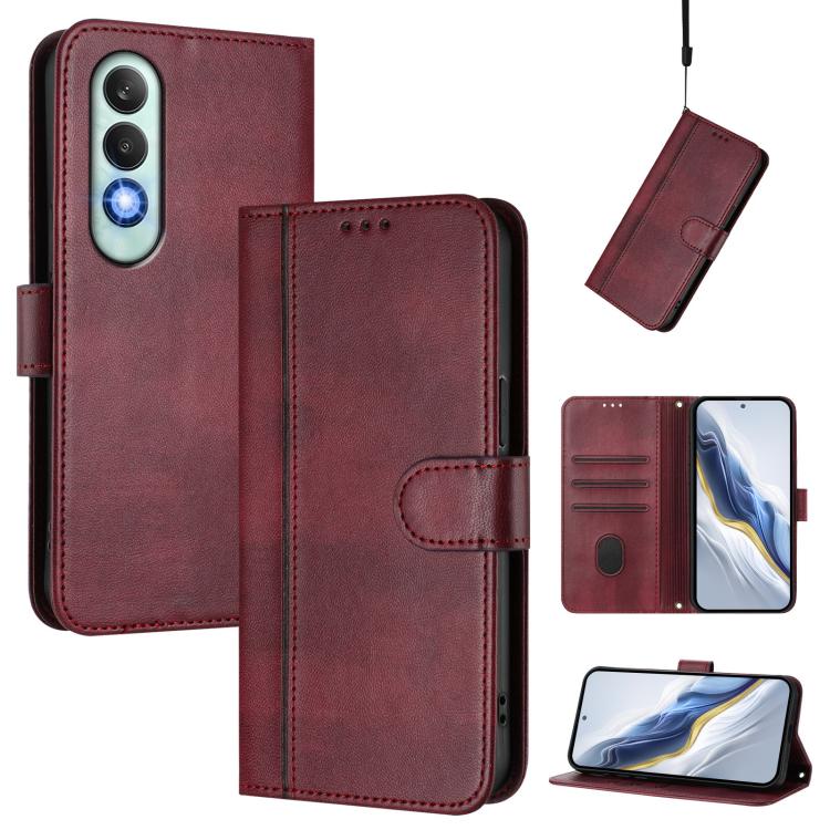 Line Splicing Buckle Retro Leather Phone Case, For OnePlus Turbo 6X Pro 5G, For OnePlus Turbo 6 / Turbo 6V, For OnePlus Ace 5 Ultra, For OnePlus Ace 5 Racing, For OnePlus 13R / OnePlus Ace 5 Pro, For OnePlus 13, For OnePlus Nord 4                      ...