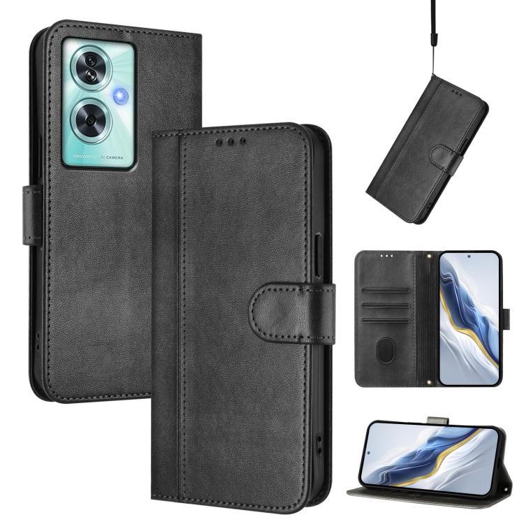 Line Splicing Buckle Retro Leather Phone Case, For OnePlus Turbo 6X Pro 5G, For OnePlus Turbo 6 / Turbo 6V, For OnePlus Ace 5 Ultra, For OnePlus Ace 5 Racing, For OnePlus 13R / OnePlus Ace 5 Pro, For OnePlus 13, For OnePlus Nord 4                      ...