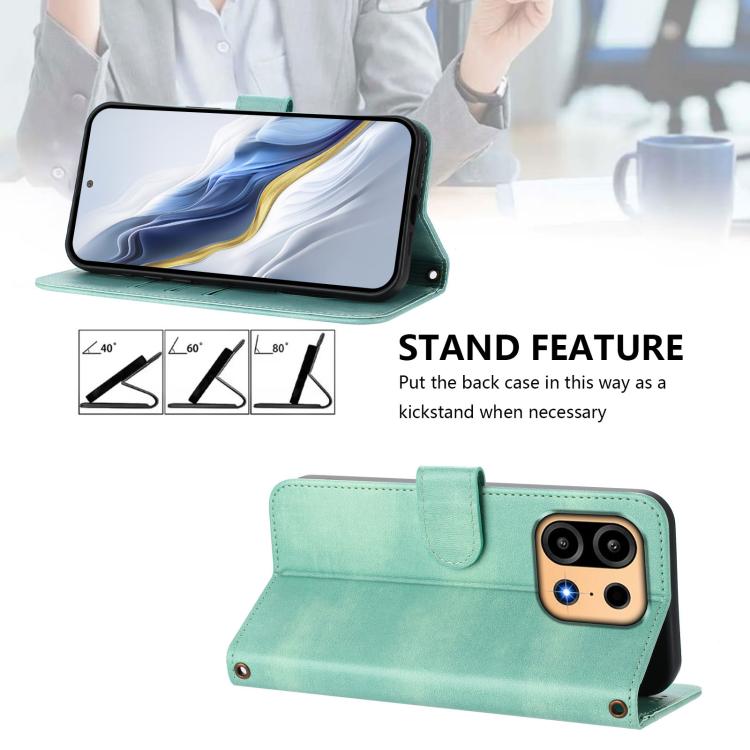 Line Splicing Buckle Retro Leather Phone Case, For OnePlus Turbo 6X Pro 5G, For OnePlus Turbo 6 / Turbo 6V, For OnePlus Ace 5 Ultra, For OnePlus Ace 5 Racing, For OnePlus 13R / OnePlus Ace 5 Pro, For OnePlus 13, For OnePlus Nord 4                      ...