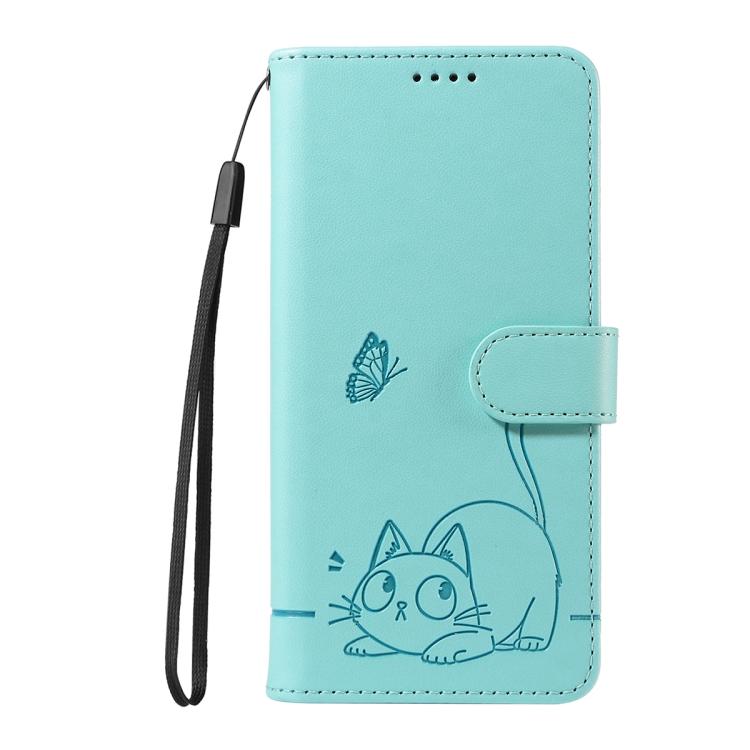 Adorable Cat Embossed Pattern Flip Leather Phone Case, For Google Pixel 10a, For Google Pixel 10 Pro XL 5G Global, For Google Pixel 10 / 10 Pro Global