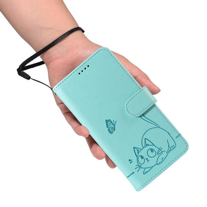 Adorable Cat Embossed Pattern Flip Leather Phone Case, For Google Pixel 10a, For Google Pixel 10 Pro XL 5G Global, For Google Pixel 10 / 10 Pro Global