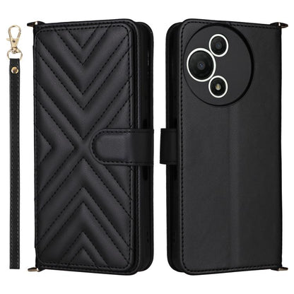 Multifunctional 6-Card Slots Leather Phone Case with Wrist Strap, For TCL K70 5G, For TCL K70 SE 4G, For TCL K70 Power / K70 4G, For TCL NxtPaper 70 Pro 5G, For TCL 60 SE NxtPaper 5G, For TCL 60 NxtPaper, For TCL 605 / 60 SE, For TCL 60R 5G / 60 5G