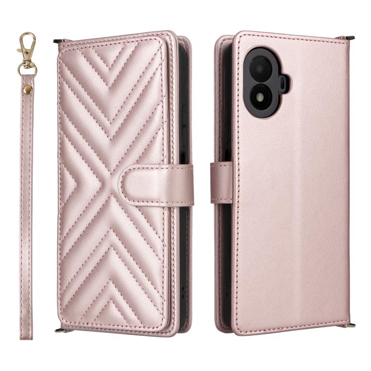 Multifunctional 6-Card Slots Leather Phone Case with Wrist Strap, For TCL K70 5G, For TCL K70 SE 4G, For TCL K70 Power / K70 4G, For TCL NxtPaper 70 Pro 5G, For TCL 60 SE NxtPaper 5G, For TCL 60 NxtPaper, For TCL 605 / 60 SE, For TCL 60R 5G / 60 5G