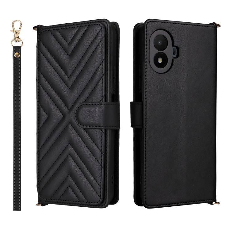 Multifunctional 6-Card Slots Leather Phone Case with Wrist Strap, For TCL K70 5G, For TCL K70 SE 4G, For TCL K70 Power / K70 4G, For TCL NxtPaper 70 Pro 5G, For TCL 60 SE NxtPaper 5G, For TCL 60 NxtPaper, For TCL 605 / 60 SE, For TCL 60R 5G / 60 5G