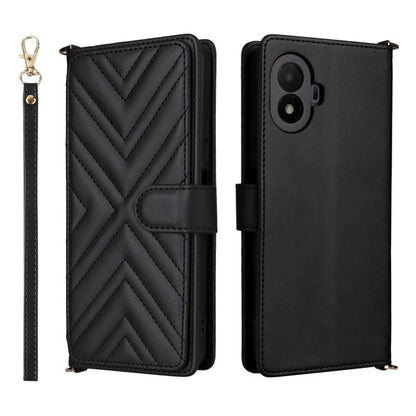 Multifunctional 6-Card Slots Leather Phone Case with Wrist Strap, For TCL K70 5G, For TCL K70 SE 4G, For TCL K70 Power / K70 4G, For TCL NxtPaper 70 Pro 5G, For TCL 60 SE NxtPaper 5G, For TCL 60 NxtPaper, For TCL 605 / 60 SE, For TCL 60R 5G / 60 5G