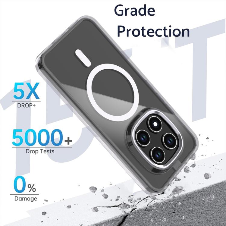 MagSafe Magnetic Clear Phone Case, For Redmi Note 15 Pro+ 5G Global 163.3mm, For Redmi Note 15 5G / 4G Global 164mm, For Redmi Note 15 Pro 4G Global 163.2mm, For Redmi Note 15 Pro 5G Global 163.6mm, For Redmi 15C 5G / 4G EU 173mm                       ...