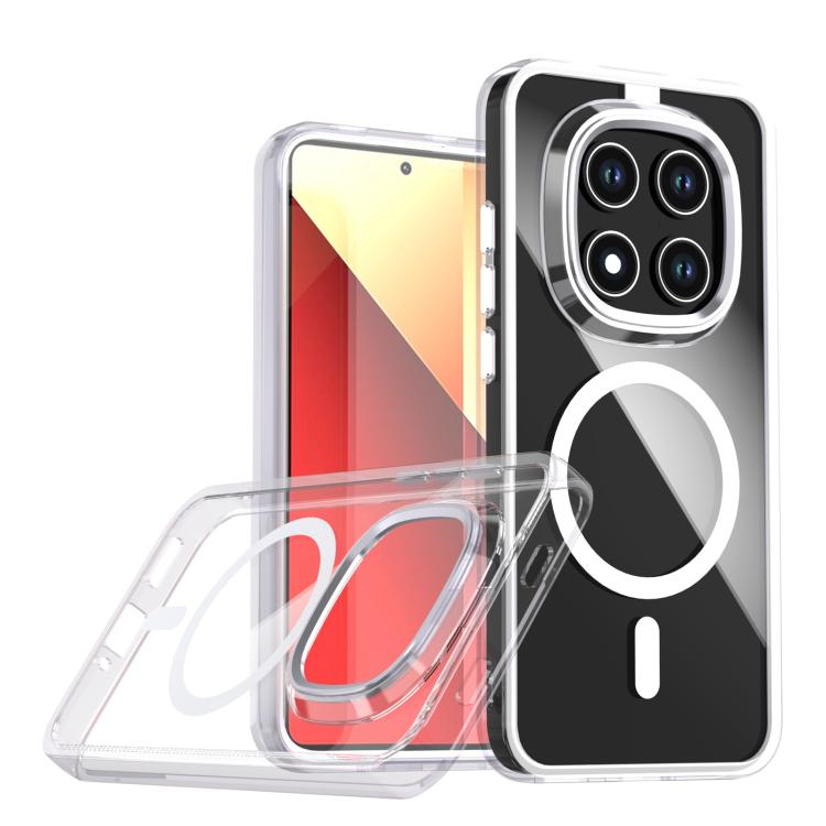 MagSafe Magnetic Clear Phone Case, For Redmi Note 15 Pro+ 5G Global 163.3mm, For Redmi Note 15 5G / 4G Global 164mm, For Redmi Note 15 Pro 4G Global 163.2mm, For Redmi Note 15 Pro 5G Global 163.6mm, For Redmi 15C 5G / 4G EU 173mm                       ...