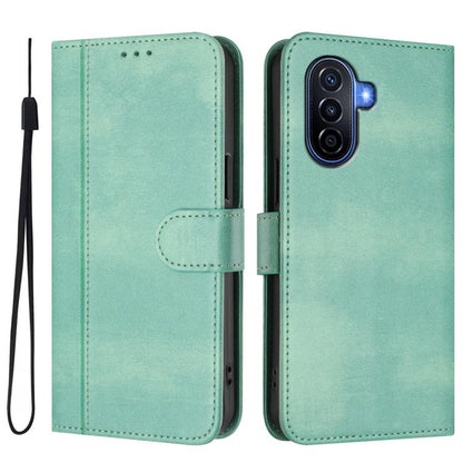 Line Splicing Buckle Retro Leather Phone Case, For Huawei Enjoy 50 / Nova Y70 / Nova Y70 Plus, For Huawei Nova 9, For Huawei P50 Pro, For Huawei P50, For Huawei Enjoy 20 SE / Huawei P Smart 2021
