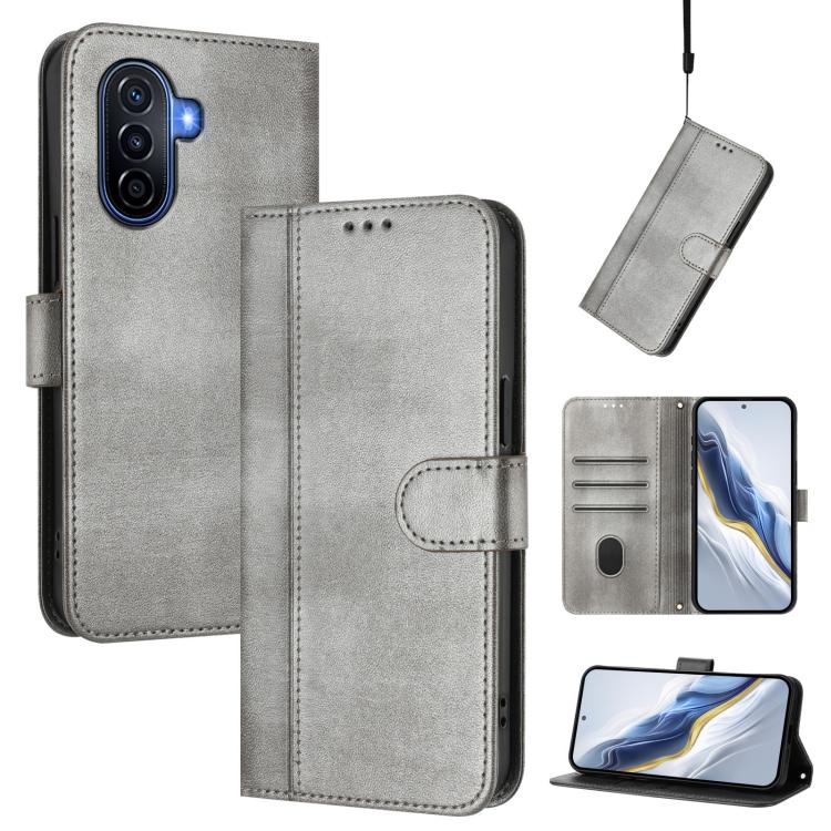 Line Splicing Buckle Retro Leather Phone Case, For Huawei Enjoy 50 / Nova Y70 / Nova Y70 Plus, For Huawei Nova 9, For Huawei P50 Pro, For Huawei P50, For Huawei Enjoy 20 SE / Huawei P Smart 2021