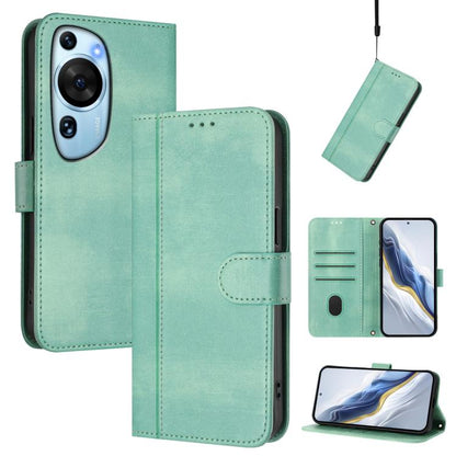 Line Splicing Buckle Retro Leather Phone Case, For Huawei Nova 13 Pro, For Huawei Nova 13 / Nova 12, For Huawei Pura 70 Pro / Pura 70 Pro+, For Huawei nova 12i Global, For Huawei Nova 12s Global, For Huawei Pura 70, For Huawei Mate 60 Pro / Mate 60 Pro...