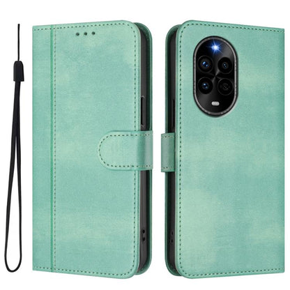 Line Splicing Buckle Retro Leather Phone Case, For Huawei Nova 13 Pro, For Huawei Nova 13 / Nova 12, For Huawei Pura 70 Pro / Pura 70 Pro+, For Huawei nova 12i Global, For Huawei Nova 12s Global, For Huawei Pura 70, For Huawei Mate 60 Pro / Mate 60 Pro...