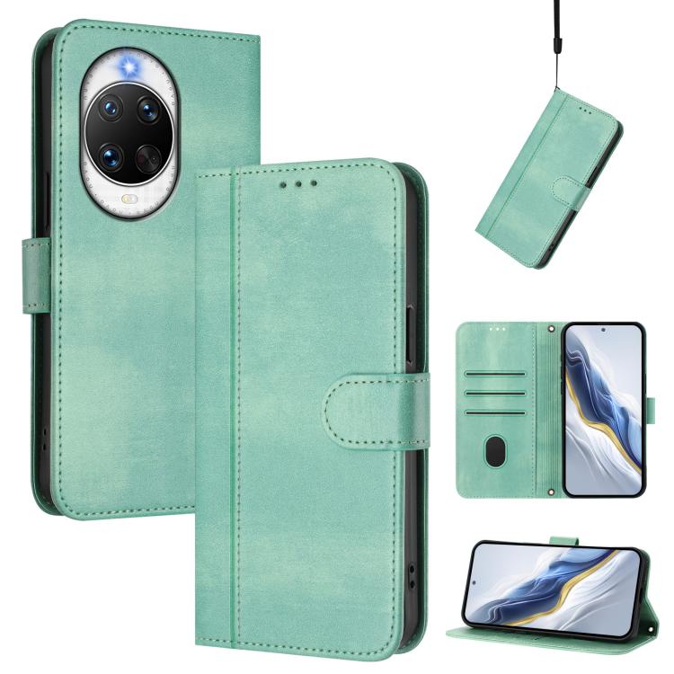 Line Splicing Buckle Retro Leather Phone Case, For Huawei nova 16z, For Huawei nova 16, For Huawei Pura 90 Pro Max 5G, For Huawei Pura 90 Pro 5G, For Huawei Mate 70 Air 5G, For Huawei Enjoy 80s, For Huawei nova 14 Ultra, For Huawei nova 14 Pro         ...
