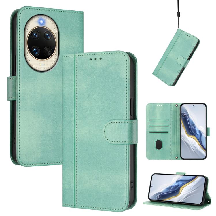 Line Splicing Buckle Retro Leather Phone Case, For Huawei nova 16z, For Huawei nova 16, For Huawei Pura 90 Pro Max 5G, For Huawei Pura 90 Pro 5G, For Huawei Mate 70 Air 5G, For Huawei Enjoy 80s, For Huawei nova 14 Ultra, For Huawei nova 14 Pro         ...