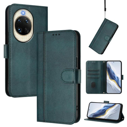 Line Splicing Buckle Retro Leather Phone Case, For Huawei nova 16z, For Huawei nova 16, For Huawei Pura 90 Pro Max 5G, For Huawei Pura 90 Pro 5G, For Huawei Mate 70 Air 5G, For Huawei Enjoy 80s, For Huawei nova 14 Ultra, For Huawei nova 14 Pro         ...