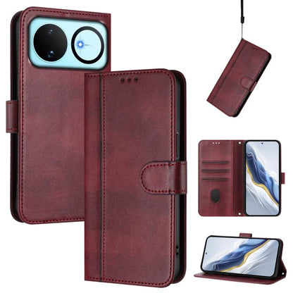 Line Splicing Buckle Retro Leather Phone Case, For Huawei nova 16z, For Huawei nova 16, For Huawei Pura 90 Pro Max 5G, For Huawei Pura 90 Pro 5G, For Huawei Mate 70 Air 5G, For Huawei Enjoy 80s, For Huawei nova 14 Ultra, For Huawei nova 14 Pro         ...