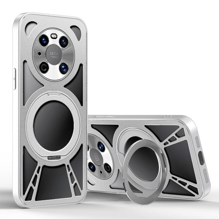 Cooling Hollow Metal Holder MagSafe Phone Case, For Huawei nova 16 Ultra, For Huawei nova 16 Pro, For Huawei nova 16z, For Huawei nova 16, For Huawei Mate 70 Pro, For Huawei Mate 70, For Huawei Pura 70 Pro / 70 Pro+, For Huawei Pura 70 Ultra           ...