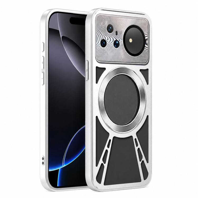 Cooling Hollow Metal Holder MagSafe Phone Case, For Huawei nova 16 Ultra, For Huawei nova 16 Pro, For Huawei nova 16z, For Huawei nova 16, For Huawei Mate 70 Pro, For Huawei Mate 70, For Huawei Pura 70 Pro / 70 Pro+, For Huawei Pura 70 Ultra           ...