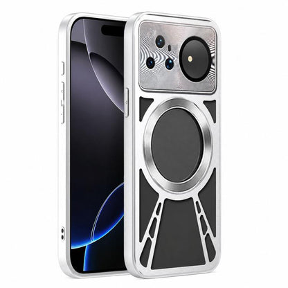 Cooling Hollow Metal Holder MagSafe Phone Case, For Huawei nova 16 Ultra, For Huawei nova 16 Pro, For Huawei nova 16z, For Huawei nova 16, For Huawei Mate 70 Pro, For Huawei Mate 70, For Huawei Pura 70 Pro / 70 Pro+, For Huawei Pura 70 Ultra           ...