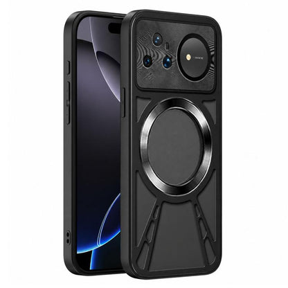 Cooling Hollow Metal Holder MagSafe Phone Case, For Huawei nova 16 Ultra, For Huawei nova 16 Pro, For Huawei nova 16z, For Huawei nova 16, For Huawei Mate 70 Pro, For Huawei Mate 70, For Huawei Pura 70 Pro / 70 Pro+, For Huawei Pura 70 Ultra           ...