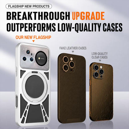 Cooling Hollow Metal Holder MagSafe Phone Case, For Huawei nova 16 Ultra, For Huawei nova 16 Pro, For Huawei nova 16z, For Huawei nova 16, For Huawei Mate 70 Pro, For Huawei Mate 70, For Huawei Pura 70 Pro / 70 Pro+, For Huawei Pura 70 Ultra           ...