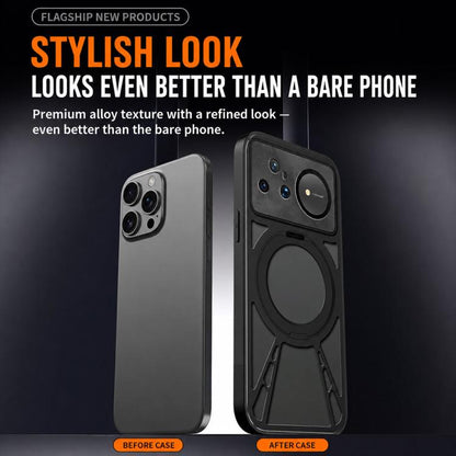 Cooling Hollow Metal Holder MagSafe Phone Case, For Huawei nova 16 Ultra, For Huawei nova 16 Pro, For Huawei nova 16z, For Huawei nova 16, For Huawei Mate 70 Pro, For Huawei Mate 70, For Huawei Pura 70 Pro / 70 Pro+, For Huawei Pura 70 Ultra           ...