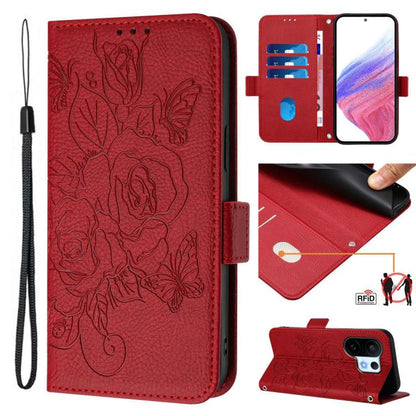 Embossed Rose RFID Anti-theft Leather Phone Case, For vivo X300 FE / S50 Pro mini 5G, For vivo X300s, For vivo Y21 5G 2026 / vivo Y05 4G / Y11d, For vivo V70 FE 5G, For vivo X300 Ultra, For vivo X300 Pro 5G, For vivo X300 5G, For vivo Y31 5G Global    ...