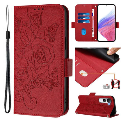 Embossed Rose RFID Anti-theft Leather Phone Case, For vivo X300 FE / S50 Pro mini 5G, For vivo X300s, For vivo Y21 5G 2026 / vivo Y05 4G / Y11d, For vivo V70 FE 5G, For vivo X300 Ultra, For vivo X300 Pro 5G, For vivo X300 5G, For vivo Y31 5G Global    ...