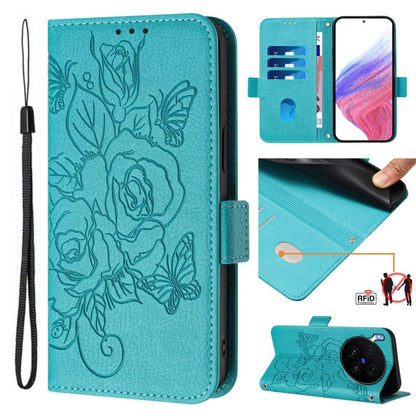Embossed Rose RFID Anti-theft Leather Phone Case, For vivo X300 FE / S50 Pro mini 5G, For vivo X300s, For vivo Y21 5G 2026 / vivo Y05 4G / Y11d, For vivo V70 FE 5G, For vivo X300 Ultra, For vivo X300 Pro 5G, For vivo X300 5G, For vivo Y31 5G Global    ...