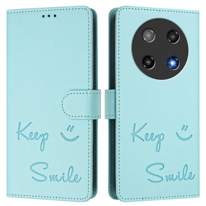 Smile Embossing RFID Leather Phone Case, For Coolpad C16, For Coolpad X100, For Coolpad Cool 40i