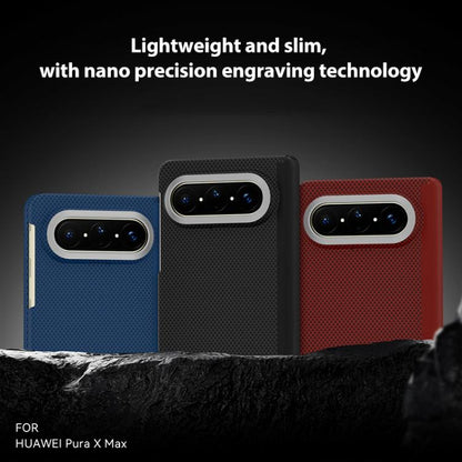 Mars Series Nanofiber Center Shaft Phone Case, For Huawei Pura X Max, For Huawei Mate X7, For Huawei Pura X