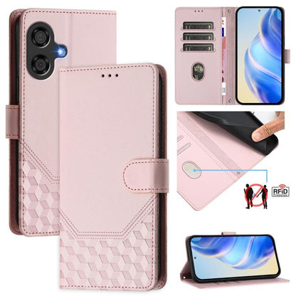 Honeycomb Embossing RFID Leather Phone Case, For Coolpad C16, For Coolpad X100, For Coolpad Cool 40i