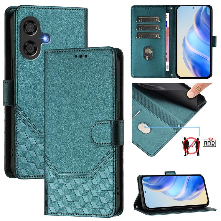 Honeycomb Embossing RFID Leather Phone Case, For Coolpad C16, For Coolpad X100, For Coolpad Cool 40i