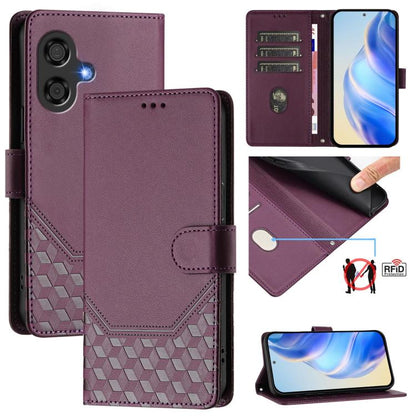 Honeycomb Embossing RFID Leather Phone Case, For Coolpad C16, For Coolpad X100, For Coolpad Cool 40i