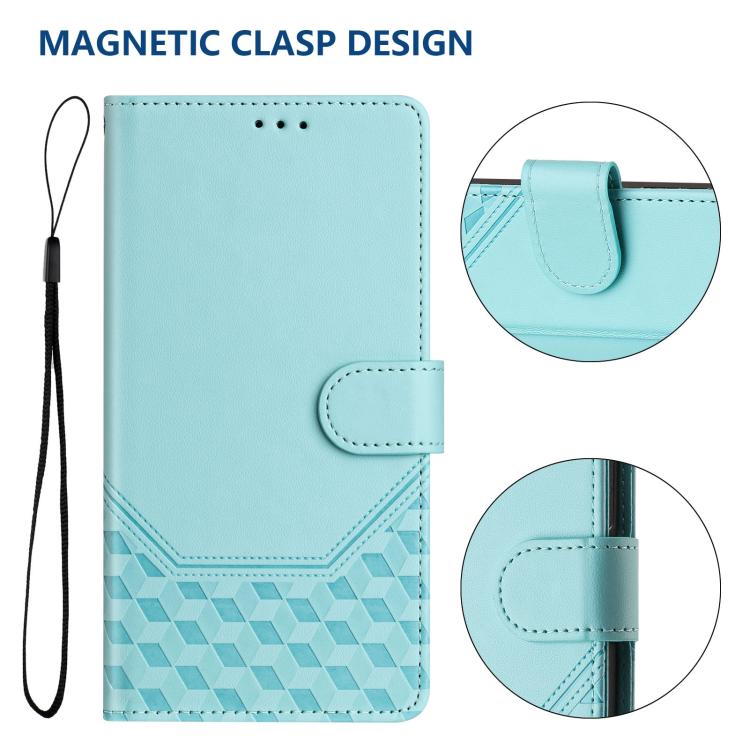 Honeycomb Embossing RFID Leather Phone Case, For Coolpad C16, For Coolpad X100, For Coolpad Cool 40i