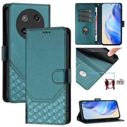 Honeycomb Embossing RFID Leather Phone Case, For Coolpad C16, For Coolpad X100, For Coolpad Cool 40i